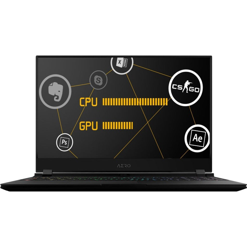 Gigabyte AERO 15 OLED AERO 15 OLED YB-9US5430SP 15.6" Gaming Notebook - 4K UHD - 3840 x 2160 - Intel Core i9 10th Gen i9-10980HK 2.40 GHz - 32 GB Total RAM - 512 GB SSD