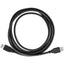 6FT 1.83M F/M BLACK EXTN CABLE 