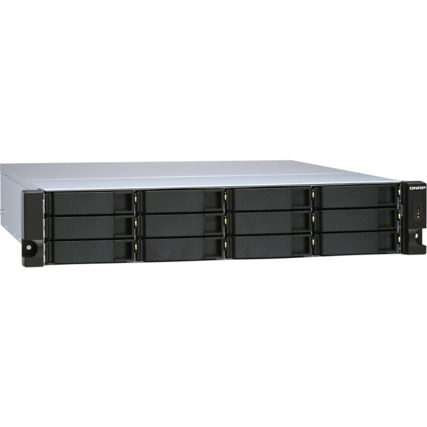 QNAP TL-R1200S-RP Drive Enclosure SATA/600 - Mini-SAS Host Interface - 2U Rack-mountable