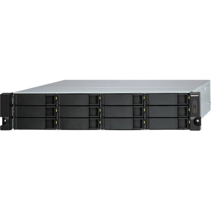 QNAP TL-R1200S-RP Drive Enclosure SATA/600 - Mini-SAS Host Interface - 2U Rack-mountable