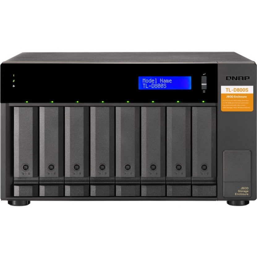 QNAP TL-D800S Drive Enclosure SATA/600 - Mini-SAS Host Interface Tower