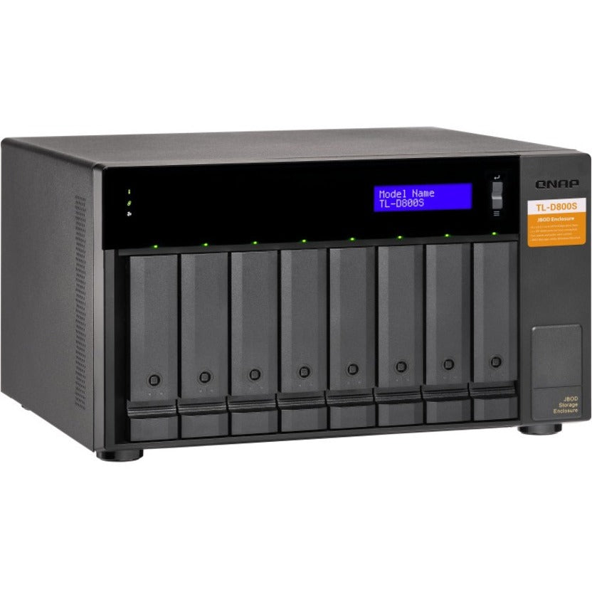 QNAP TL-D800S Drive Enclosure SATA/600 - Mini-SAS Host Interface Tower