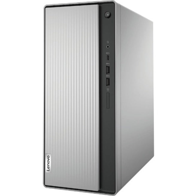 Lenovo IdeaCentre 5 14IMB05 90NA001HUS Desktop Computer - Intel Core i7 10th Gen i7-10700 Octa-core (8 Core) 2.90 GHz - 12 GB RAM DDR4 SDRAM - 16 GB Optane Memory - 1 TB HDD - Mini-tower - Mineral Gray