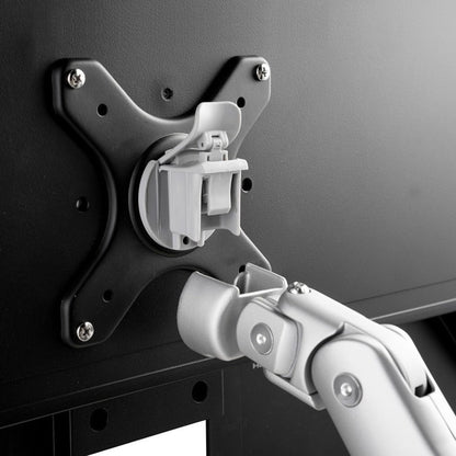 Atdec full motion dynamic monitor arm wall mount - Flat and Curved up to 32in - VESA 75x75 100x100