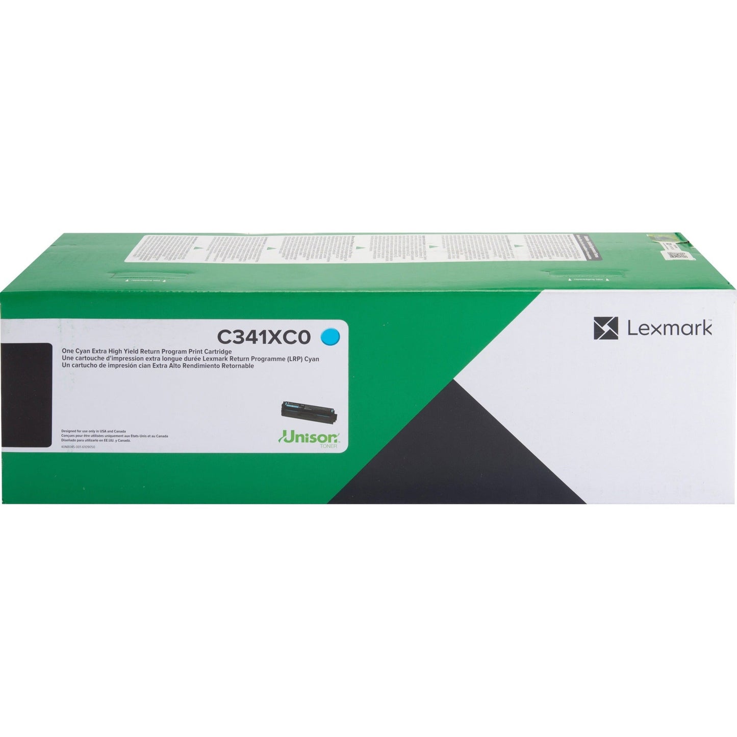 Lexmark Unison Original Extra High Yield Laser Toner Cartridge - Cyan - 1 Each