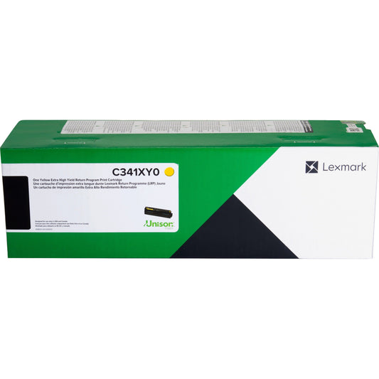 Lexmark Unison Original Extra High Yield Laser Toner Cartridge - Yellow - 1 Each