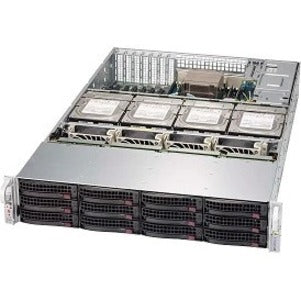 BLACK 2U SC829H LP CHASSIS W/ R