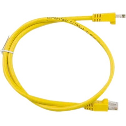 RJ45 CAT6 2FT YELLOW WITH COVER