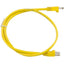 RJ45 CAT6 2FT YELLOW WITH COVER