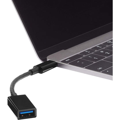 4XEM USB-C Male to USB-A Female Adapter Black