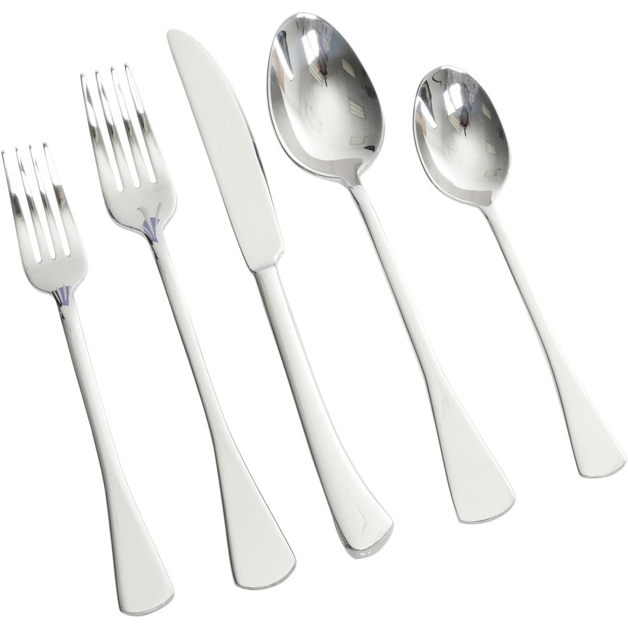 Gibson Elite Verdi 20 Piece Flatware Set Silver