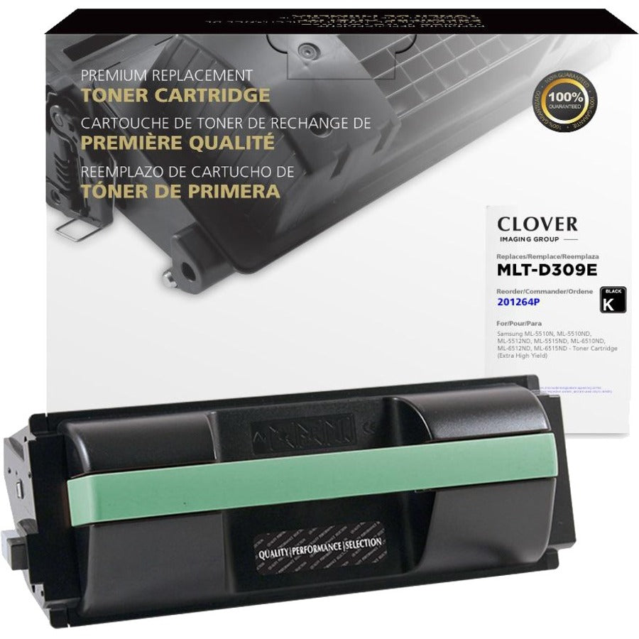 Clover Technologies Remanufactured Extra High Yield Laser Toner Cartridge - Alternative for Samsung (MLT-D309E) - Black Pack