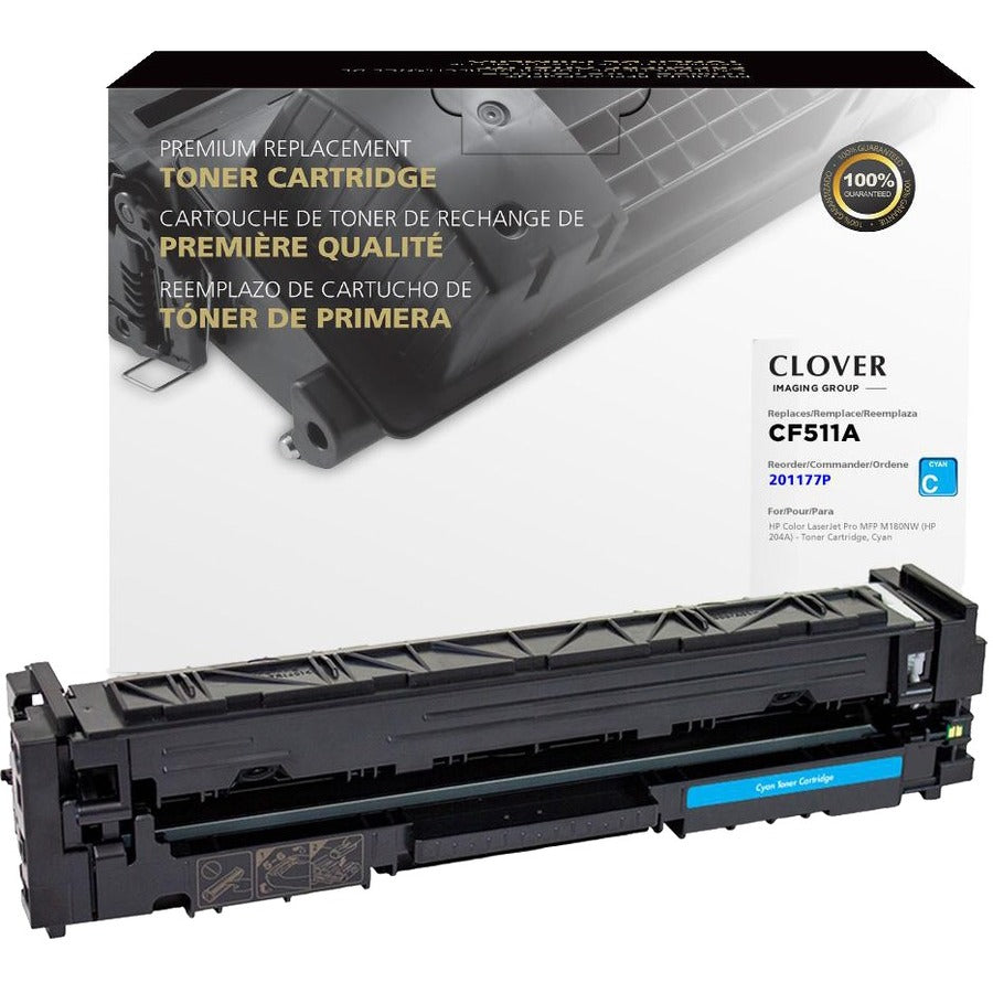 Clover Technologies Remanufactured Laser Toner Cartridge - Alternative for HP 204A (CF511A) - Cyan Pack