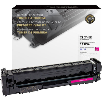 Clover Technologies Remanufactured Laser Toner Cartridge - Alternative for HP 204A (CF513A) - Magenta Pack