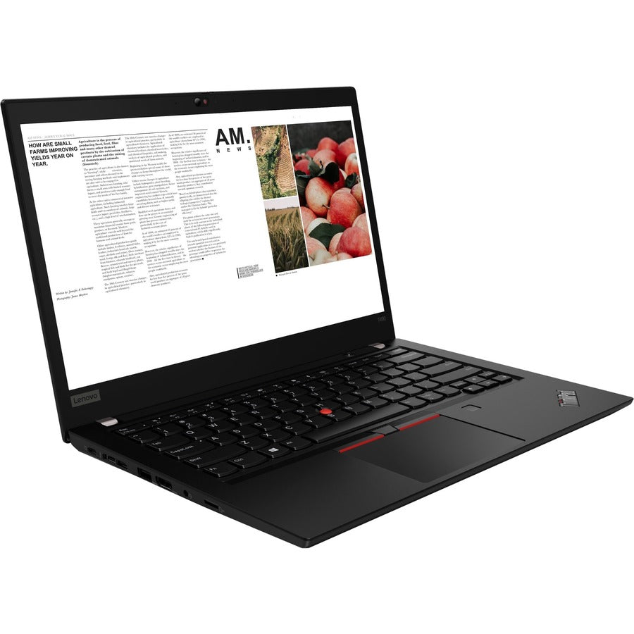 Lenovo ThinkPad T490 20N3SHVQ00 14" Notebook - Full HD - 1920 x 1080 - Intel Core i5 8th Gen i5-8365U Quad-core (4 Core) 1.60 GHz - 16 GB Total RAM - 256 GB SSD - Glossy Black