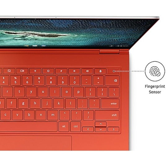 Samsung Galaxy Chromebook XE930QCA-K01US 13.3" Touchscreen Convertible 2 in 1 Chromebook - 4K UHD - 3840 x 2160 - Intel Core i5 10th Gen i5-10210U - 8 GB Total RAM - 256 GB SSD - Fiesta Red
