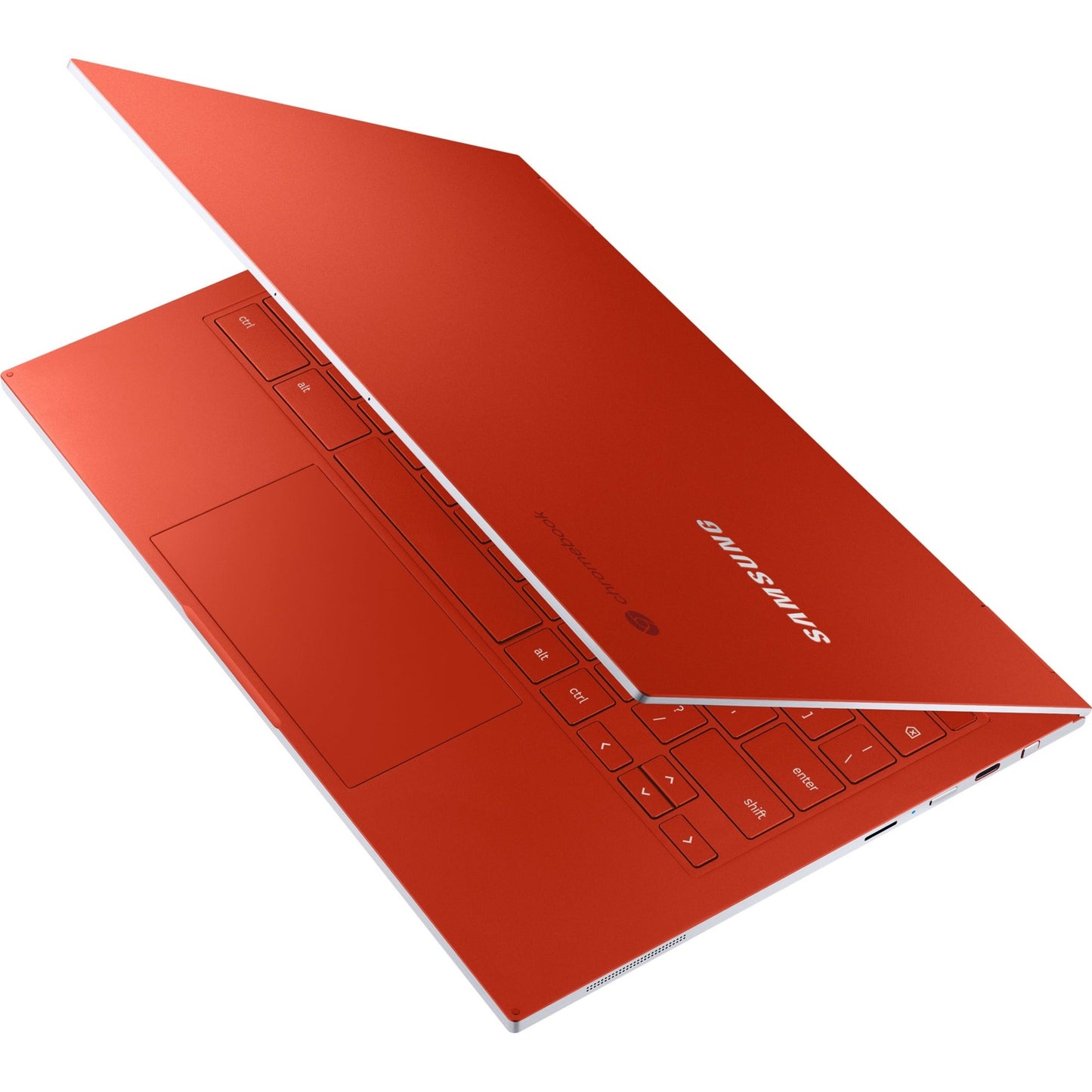 Samsung Galaxy Chromebook XE930QCA-K01US 13.3" Touchscreen Convertible 2 in 1 Chromebook - 4K UHD - 3840 x 2160 - Intel Core i5 10th Gen i5-10210U - 8 GB Total RAM - 256 GB SSD - Fiesta Red