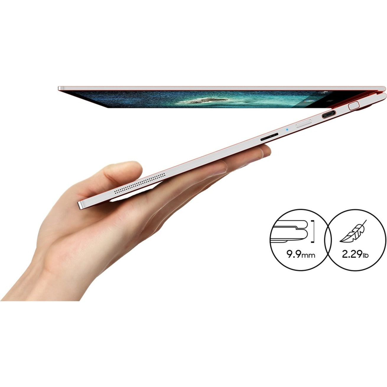 Samsung Galaxy Chromebook XE930QCA-K01US 13.3" Touchscreen Convertible 2 in 1 Chromebook - 4K UHD - 3840 x 2160 - Intel Core i5 10th Gen i5-10210U - 8 GB Total RAM - 256 GB SSD - Fiesta Red