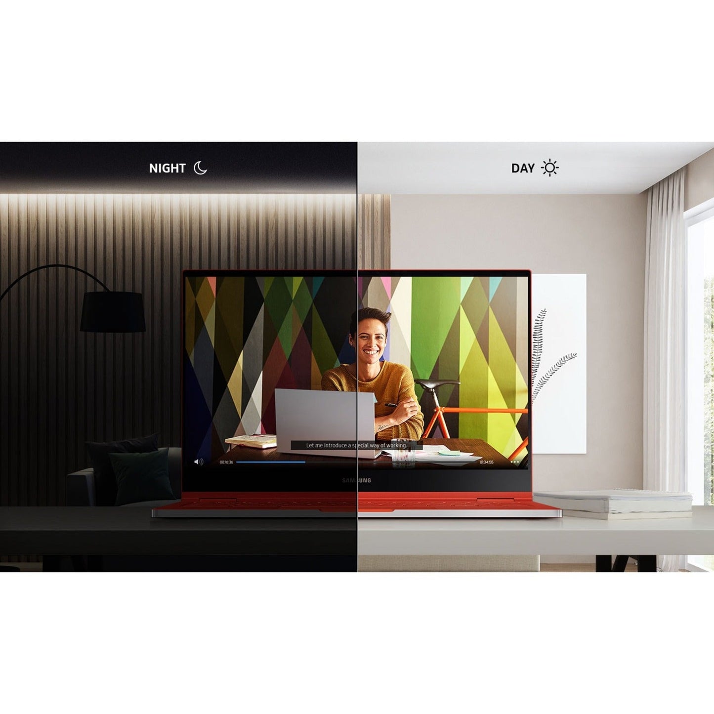 Samsung Galaxy Chromebook XE930QCA-K01US 13.3" Touchscreen Convertible 2 in 1 Chromebook - 4K UHD - 3840 x 2160 - Intel Core i5 10th Gen i5-10210U - 8 GB Total RAM - 256 GB SSD - Fiesta Red