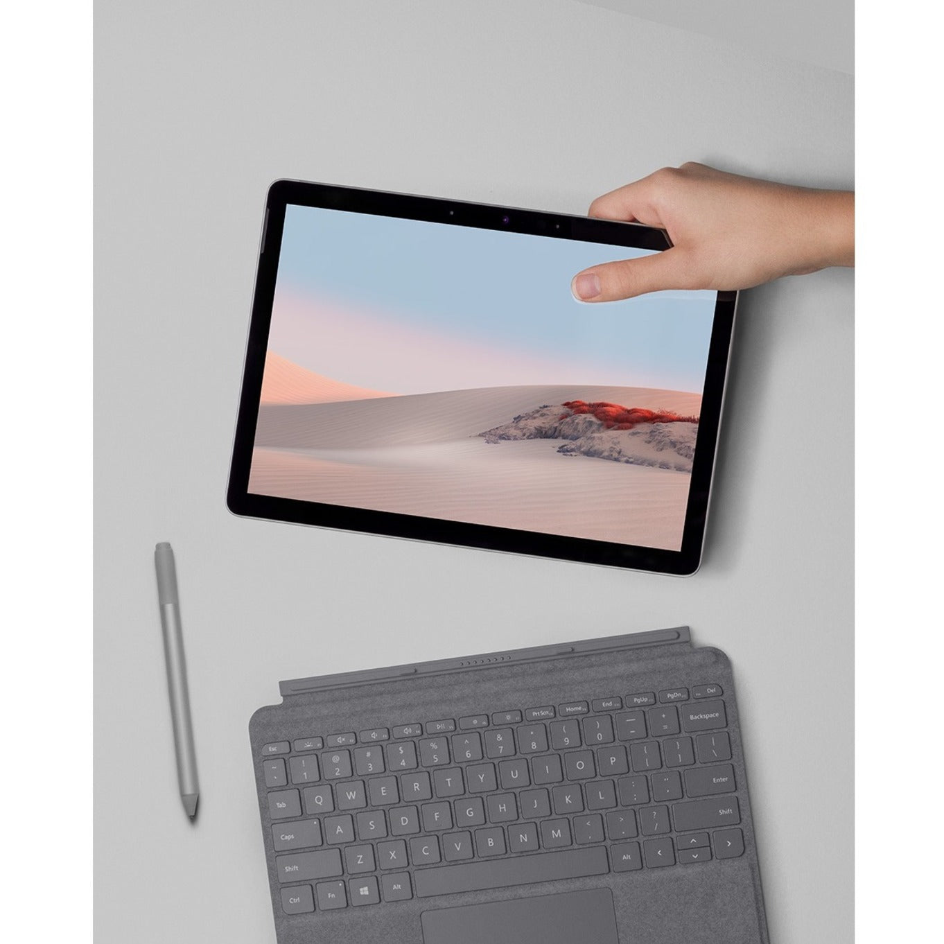 Microsoft Surface Go 2 Tablet - 10.5" - Core M 8th Gen m3-8100Y 1.10 GHz - 8 GB RAM - 128 GB SSD - Windows 10 Pro - 4G - Silver