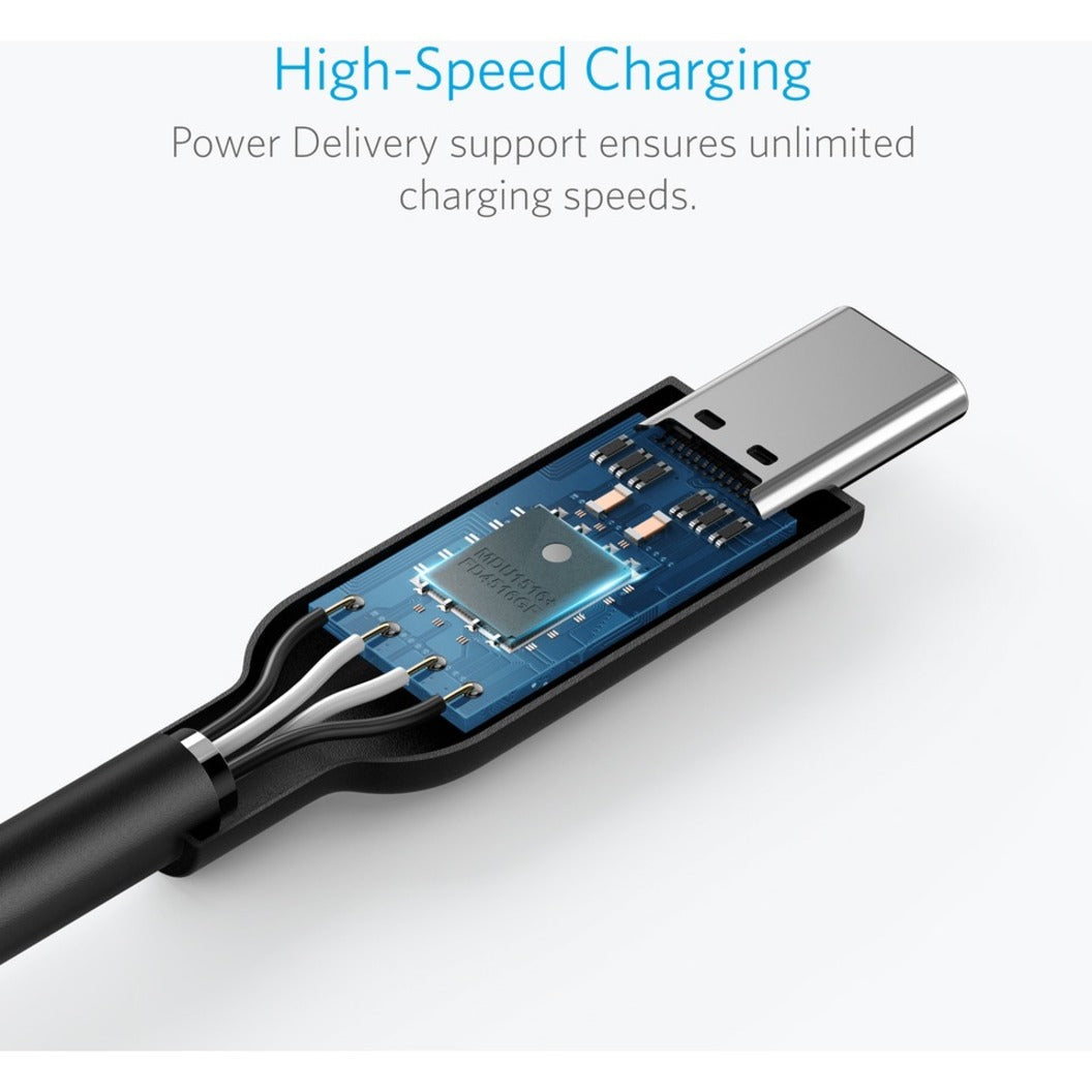 Anker Powerline II USB-C to USB-C 3.1 Gen2 3ft USB-C to USB-C Cable A8485