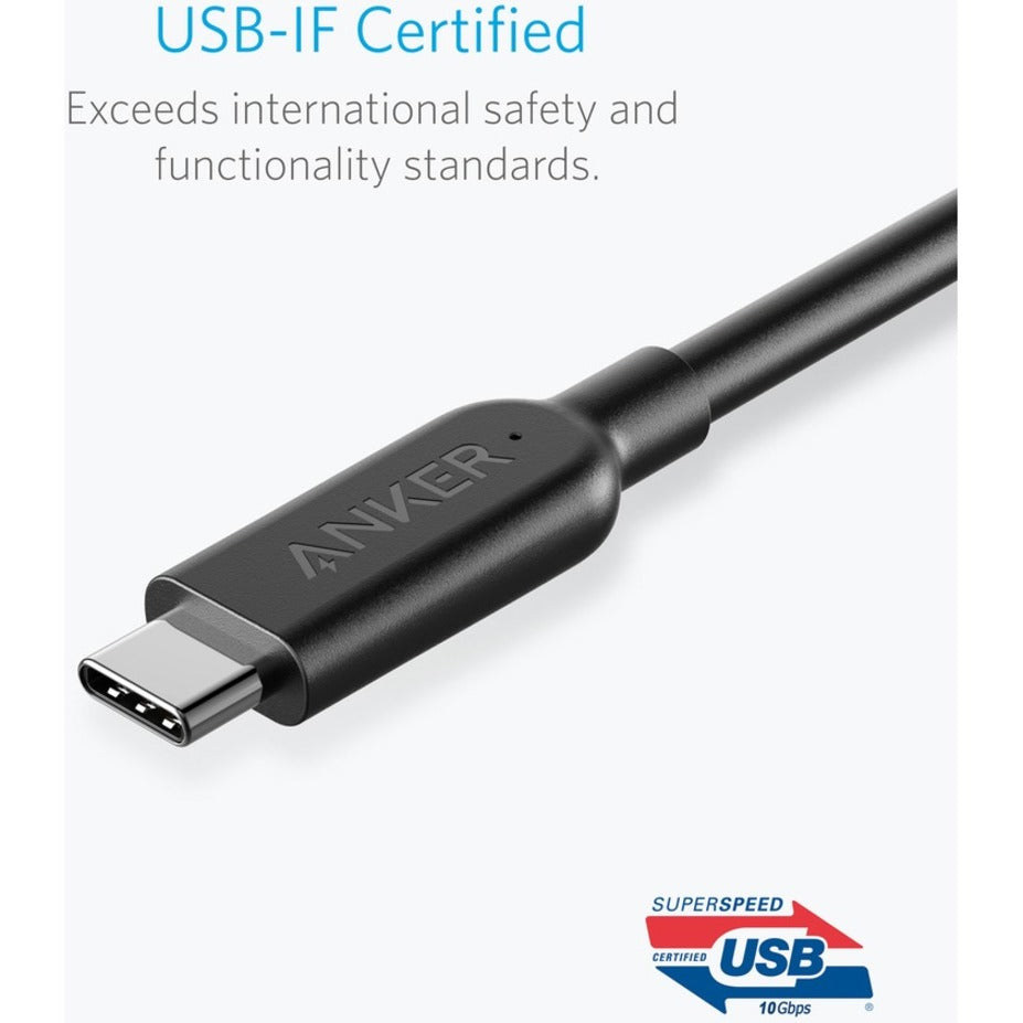 Anker Powerline II USB-C to USB-C 3.1 Gen2 3ft USB-C to USB-C Cable A8485