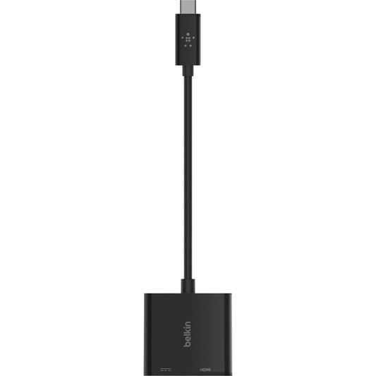 Belkin USB-C to HDMI Video Adapter + Charging port up to 60W Power Delivery 4k at 60Hz