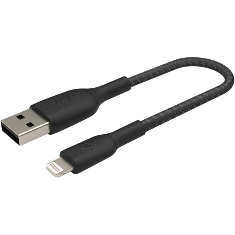 Belkin BoostCharge Braided Lightning to USB-A Cable (1 meter / 3.3 foot Black)