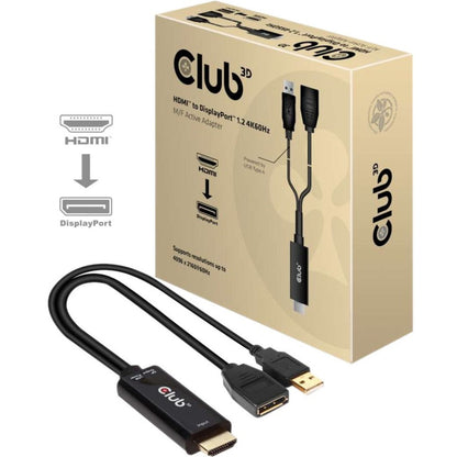 Club 3D HDMI to DisplayPort 4K60Hz M/F Active Adapter