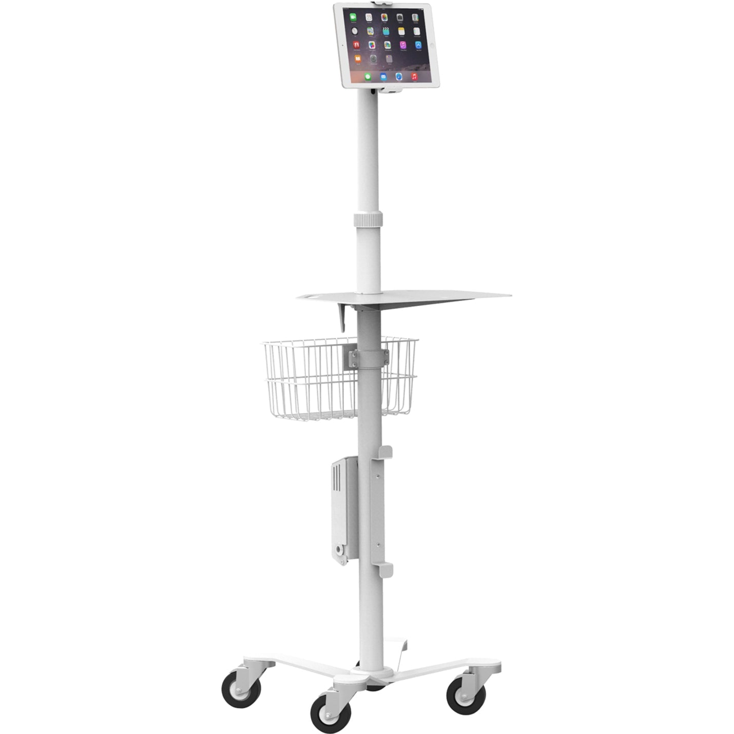 MacLocks UNIVERSAL - Rise Freedom Rolling Kiosk for all 7"-13" Tablets