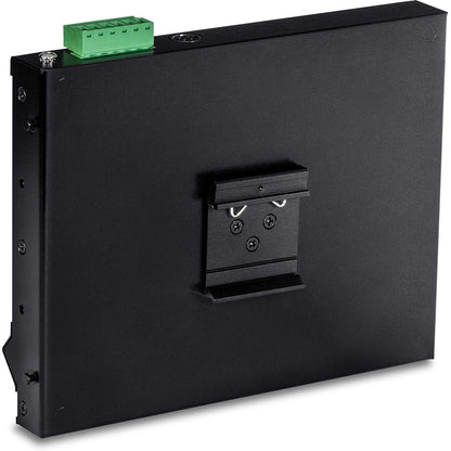 TRENDnet 10-Port Industrial Gigabit PoE+ Wall-Mounted Front Access Switch; TI-PG102F; 8x Gigabit PoE+ Ports; 2 x Gigabit SFP Slots; 240W PoE Budget; DIN-Rail & Wall Mount Brackets Included; IP30 Rated