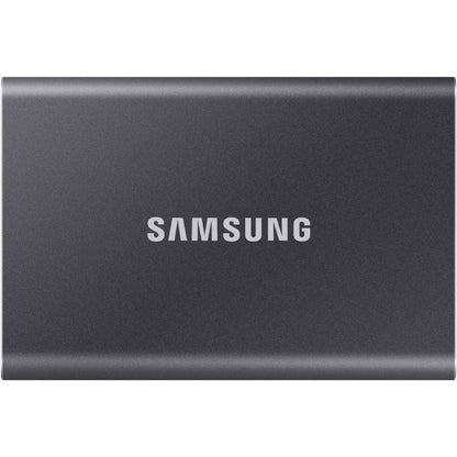 Samsung T7 MU-PC500T/AM 500 GB Portable Solid State Drive - External - PCI Express NVMe - Titan Gray