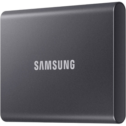 Samsung T7 MU-PC500T/AM 500 GB Portable Solid State Drive - External - PCI Express NVMe - Titan Gray