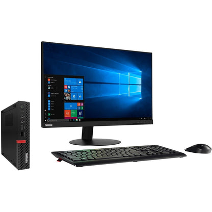 Lenovo ThinkCentre M720q 10T8SPS700 Desktop Computer - Intel Core i7 9th Gen i7-9700T Octa-core (8 Core) 2 GHz - 16 GB RAM DDR4 SDRAM - 256 GB SSD - Tiny - Raven Black