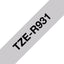 Brother TZe-R931 Ribbon Tape Cassette - Black on Silver 12mm Wide