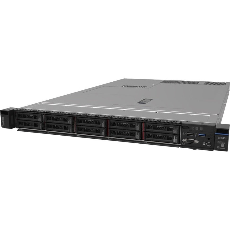 Lenovo ThinkSystem SR645 7D2XA01GNA 1U Rack Server - AMD - Serial ATA Controller