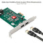 DP 2-PORT FIREWIRE PCIE DP PCI 