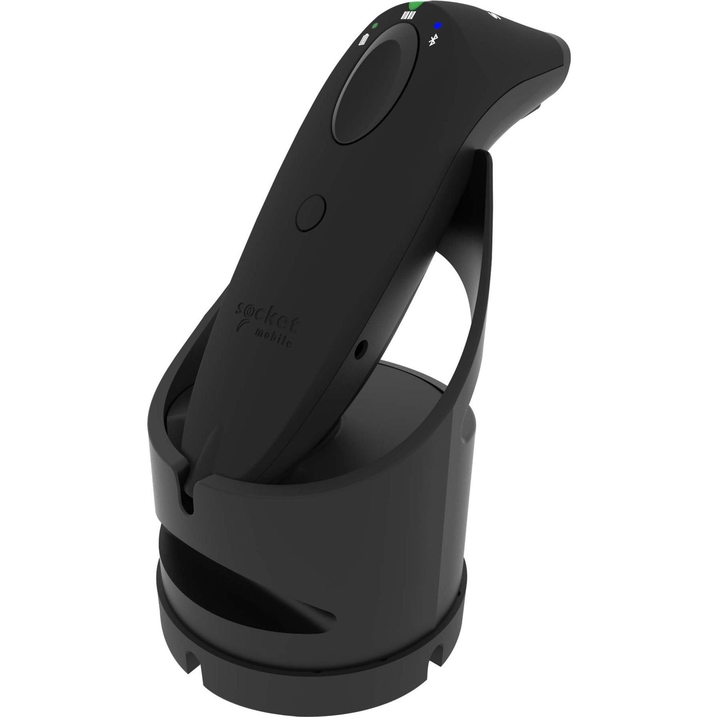 Socket Mobile SocketScan&reg; S730 Laser Barcode Scanner Black & Black Charging Dock