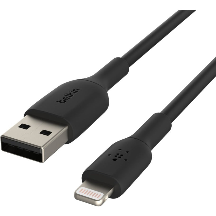 Belkin BoostCharge Lightning to USB-A Cable (2 meter / 6.6 foot Black)