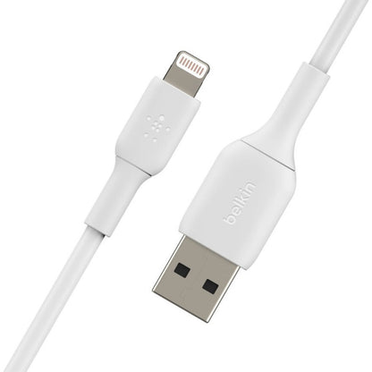 Belkin BoostCharge Lightning to USB-A Cable (2 meter / 6.6 foot White)