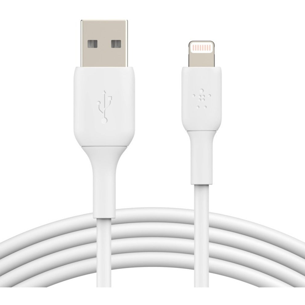 Belkin BoostCharge Lightning to USB-A Cable (2 meter / 6.6 foot White)
