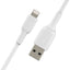 Belkin BoostCharge Lightning to USB-A Cable (2 meter / 6.6 foot White)