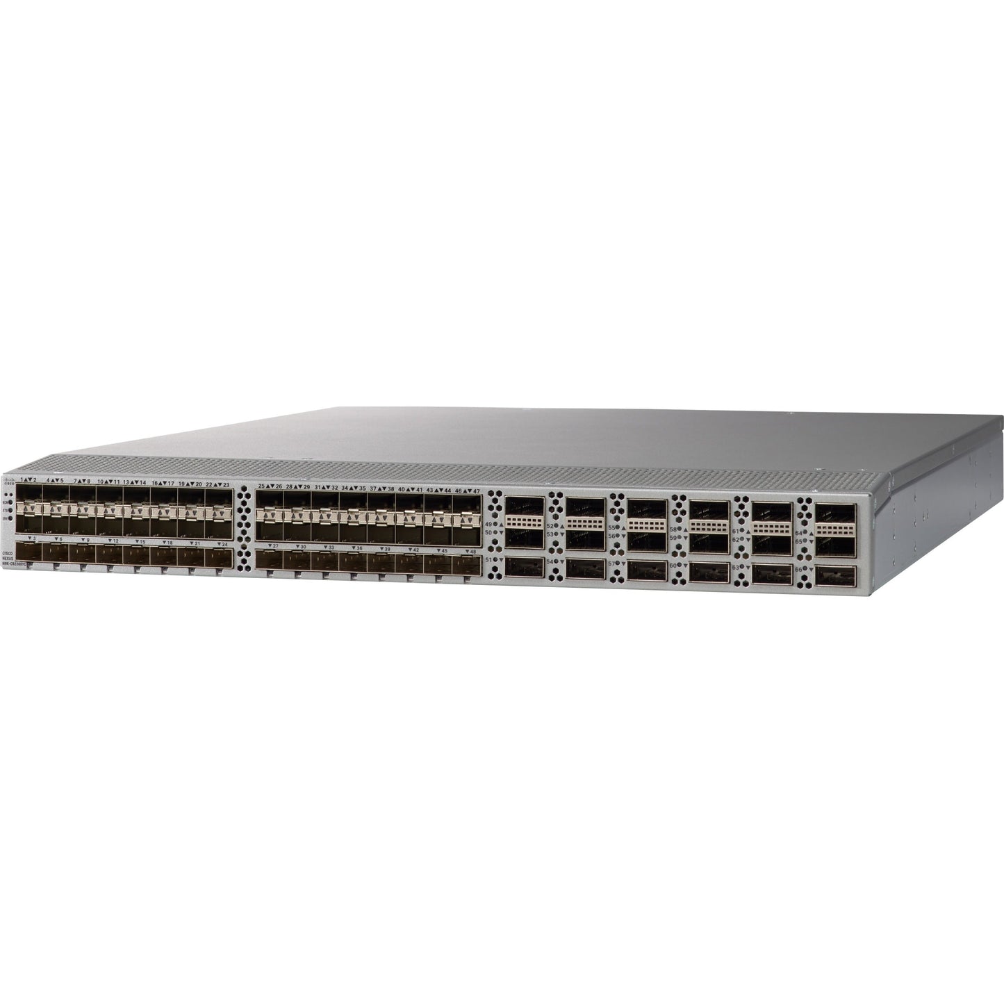 Cisco Nexus 9200 with 48p 10/25 Gbps and 18p 100G QSFP28