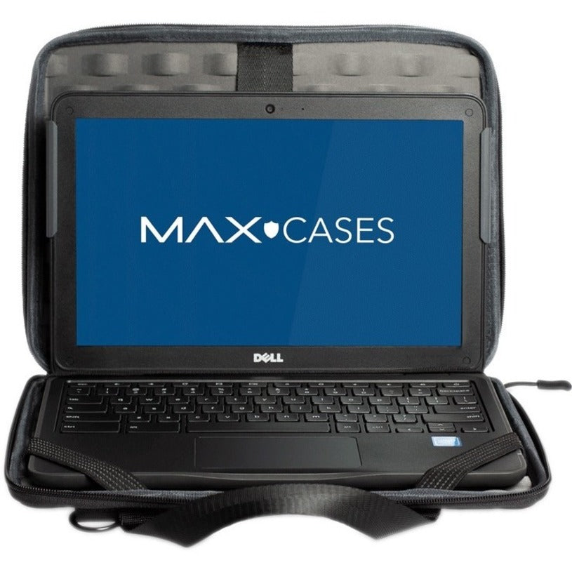 MAXCases Explorer 4 Carrying Case for 11" to 13" Apple MacBook Air Chromebook MacBook Pro Notebook - Black