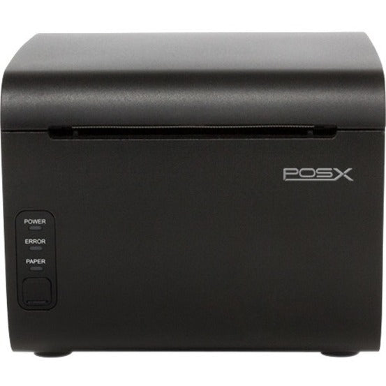 POS-X ION 911LB500100233 Thermal Transfer Printer - Monochrome - Receipt Print - USB - Serial - With Cutter - Black