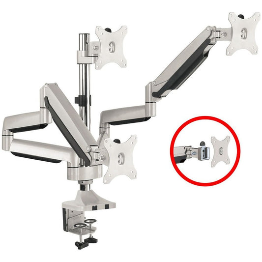 TRIPLE GAS SPRING C-CLAMP DESK 