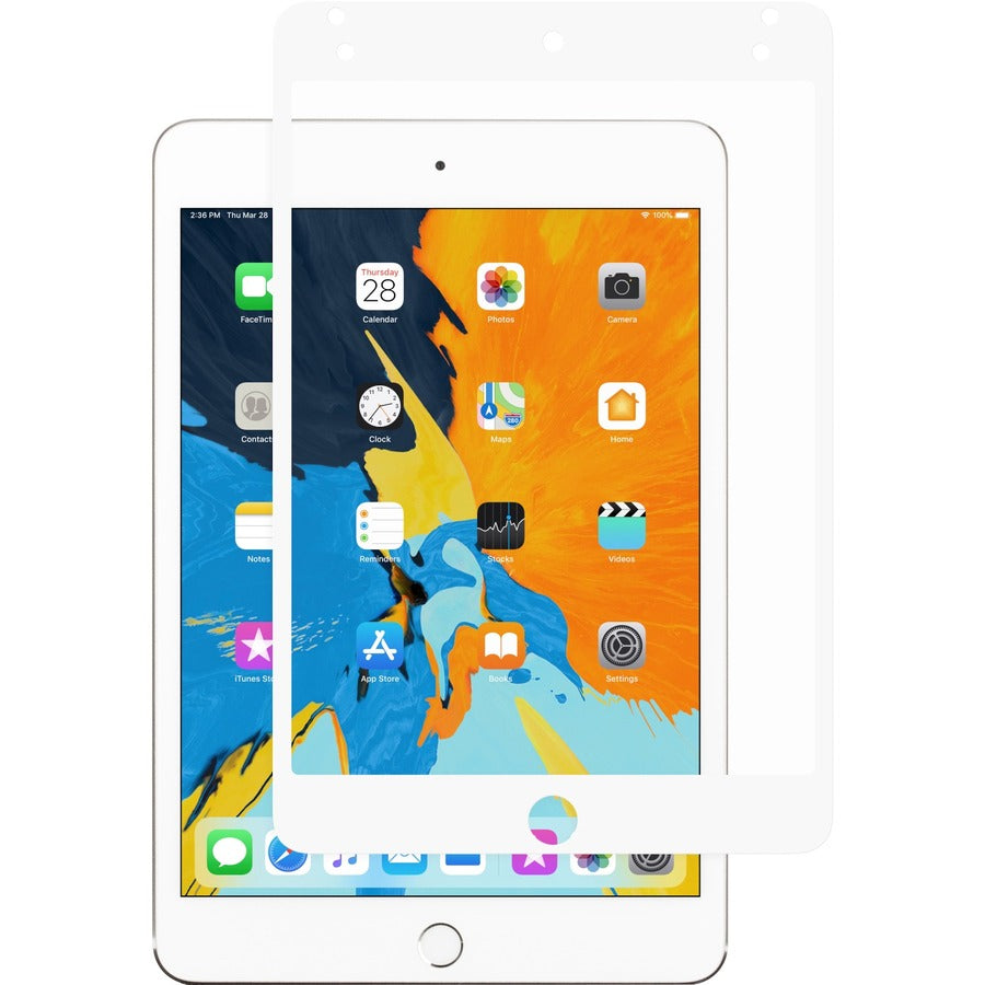 Moshi iVisor AG for iPad mini (5th Gen) - White (Clear/Matte) White Clear Matte