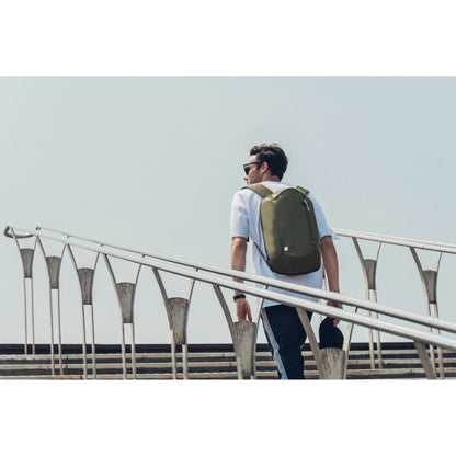 Moshi Hexa Lightweight Backpack - Forest Green for Laptops up to 15"  Single-panel Construction Weather-resistant RFID Pocket