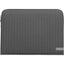 Moshi Pluma Laptop Sleeve for MacBook 13 - Herringbone Gray Ultra-thin Neoprene Fabric with Water-resistant Outer