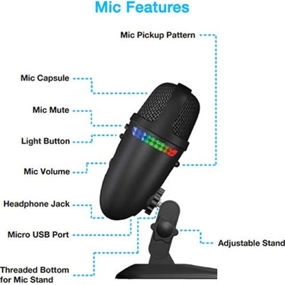 Cyber Acoustics Teton CVL-2009 Wired Microphone